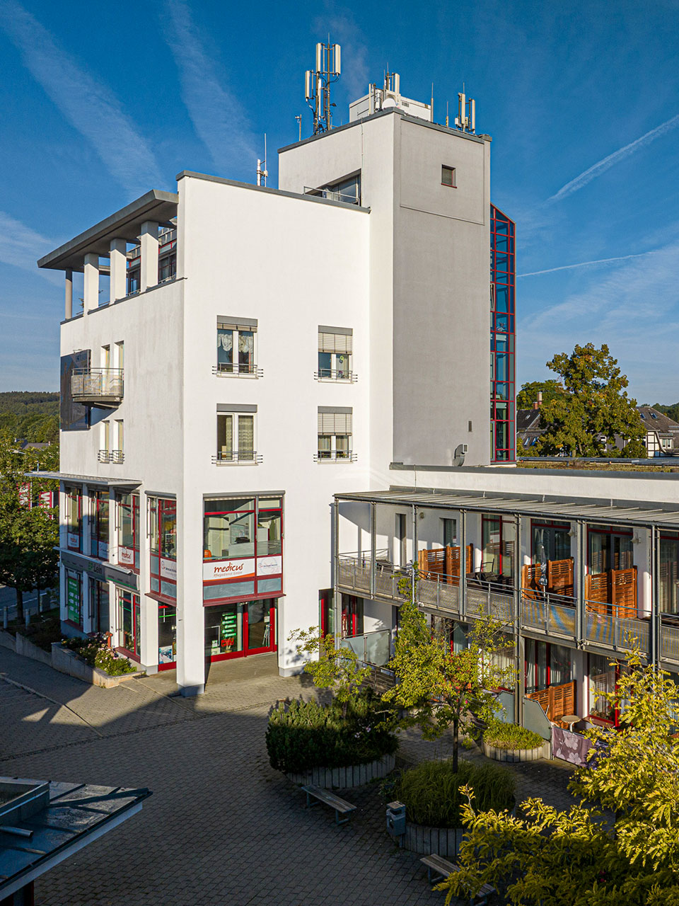 Blick auf Haus Rabensteincenter – Betreutes Wohnen in Chemnitz